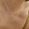 Silver 925 4mm Sliding Ball Silky Snake Necklace #LSN53