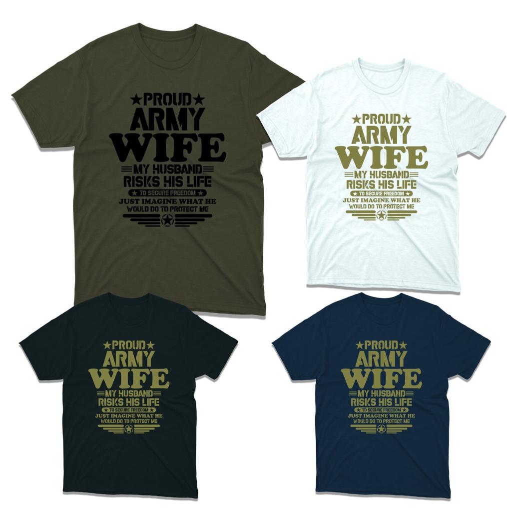 Proud Army Wife Tshirt Spouse Appreciation T Shirt Mothers Day Fathers Day Tee