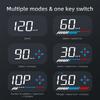 GPS Speedometer Digital Speedometer for Car, Heads up Display for Cars with Speed,Voltage,Speed Alarm (Single Segment/Four Segment), MPH Speedometer
