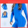 Salopetă de Yoga Slim Fit cu Material Quickdry pentru Femei Fitness și Alergare