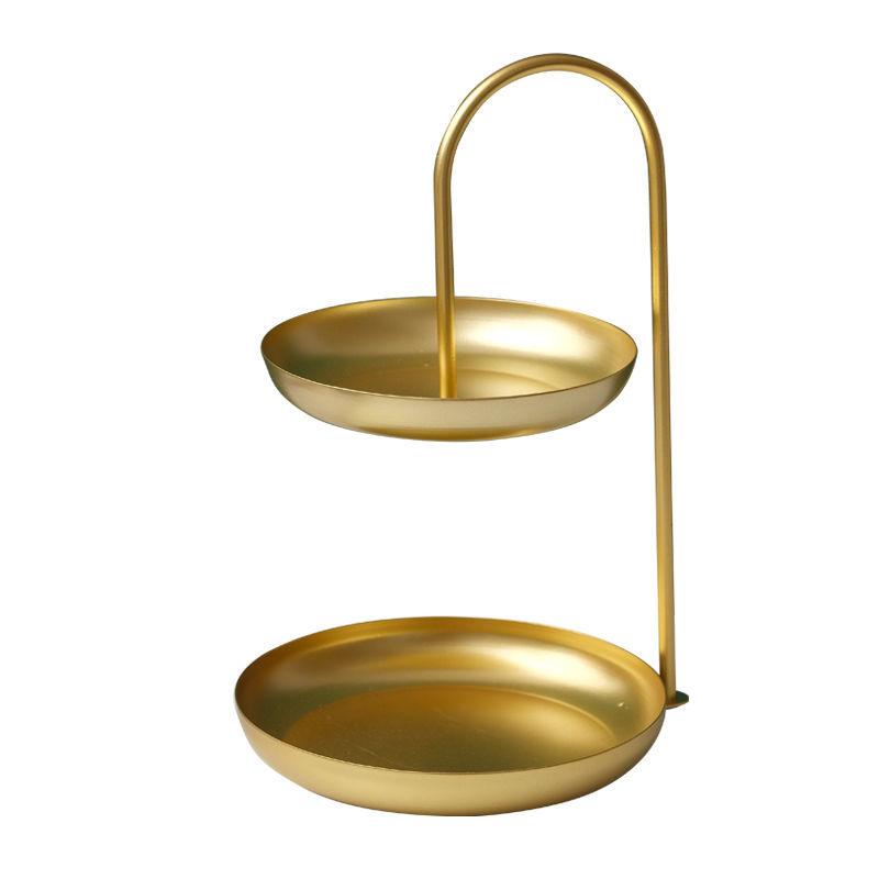 Double Fruit Bowl Sitting Room Home Creative Snack Tray Contemporary and Contracted Candy Dishes Northern Wind