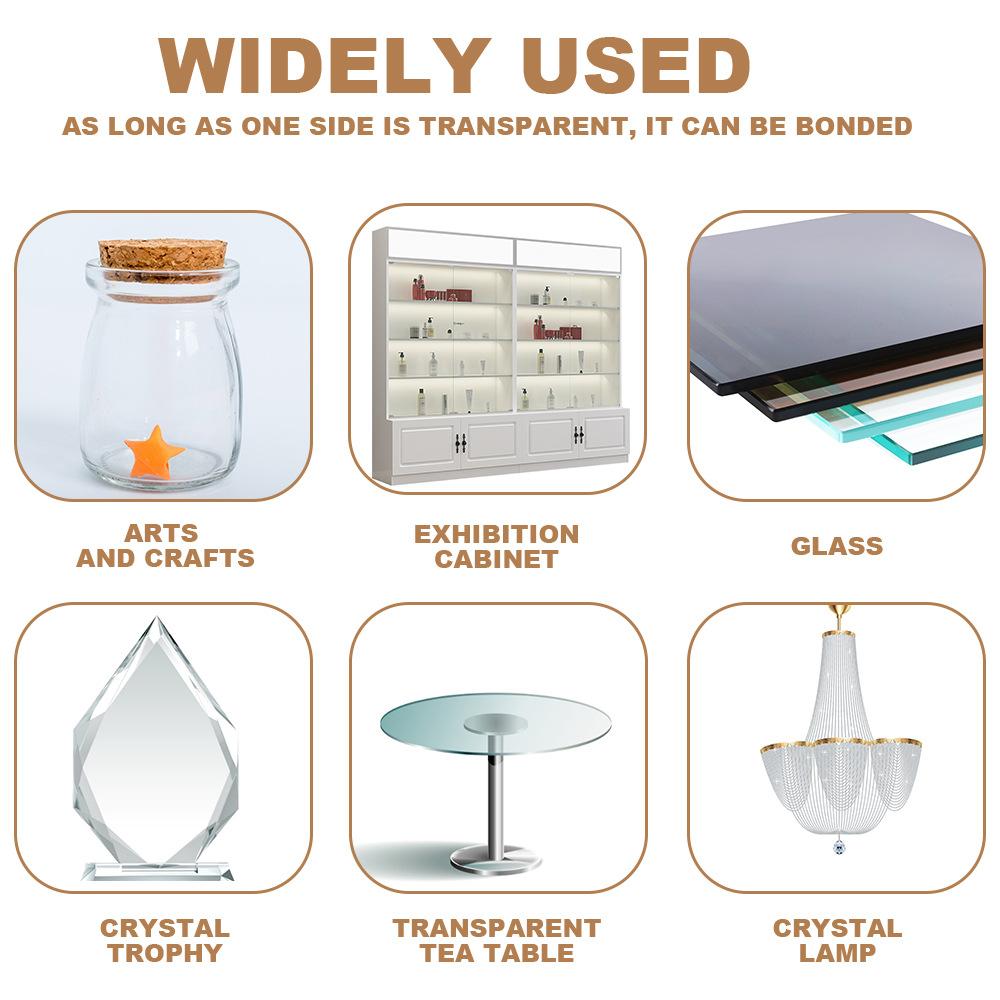 УФ-смола для ремонта кристаллов, клей для экрана, термоусадочный лист, твердая резина, мягкая резина, отверждаемая УФ-излучением