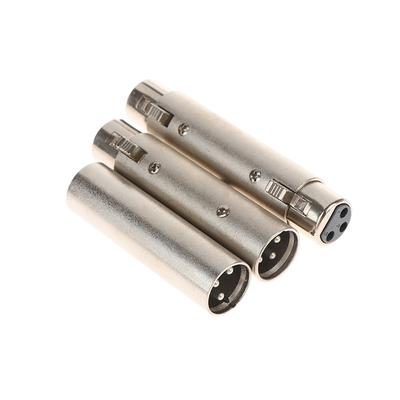 1Pc 3Pin Xlr Female To Female Sim Card Audio Microphone Mic Adapter Connector Xlr Male To Male Xlr Male To Female Connectors