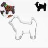 Niedliches Hundehaus Knochen Pfote Metall Ausstechform Kochgeschirr Keksausstecher Fondant Kuchenwerkzeuge Backform DIY