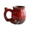 Unique Glaze Ceramic Mug Wake And Bake Coffee Pot Shaped Handle Novelty Gifts Cup with Ergonomic