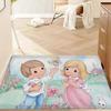 Precious Moments Cute Bathroom Mat Retro Multiple Choice Living Room Kitchen Rug Non-Slip Bedside Mats