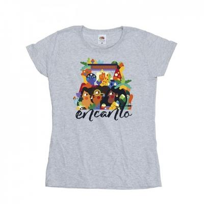 Womens/Ladies Encanto Sisters Cotton T-Shirt