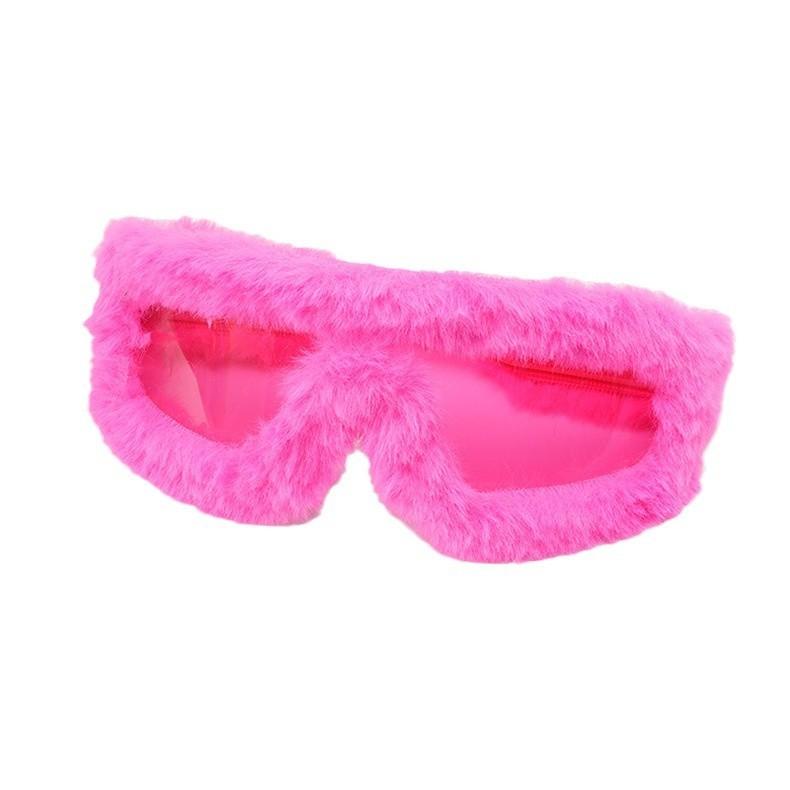 Trendy Winter Furry Decor Mirror With Pc Material And Unisex Style For Home Or Gift