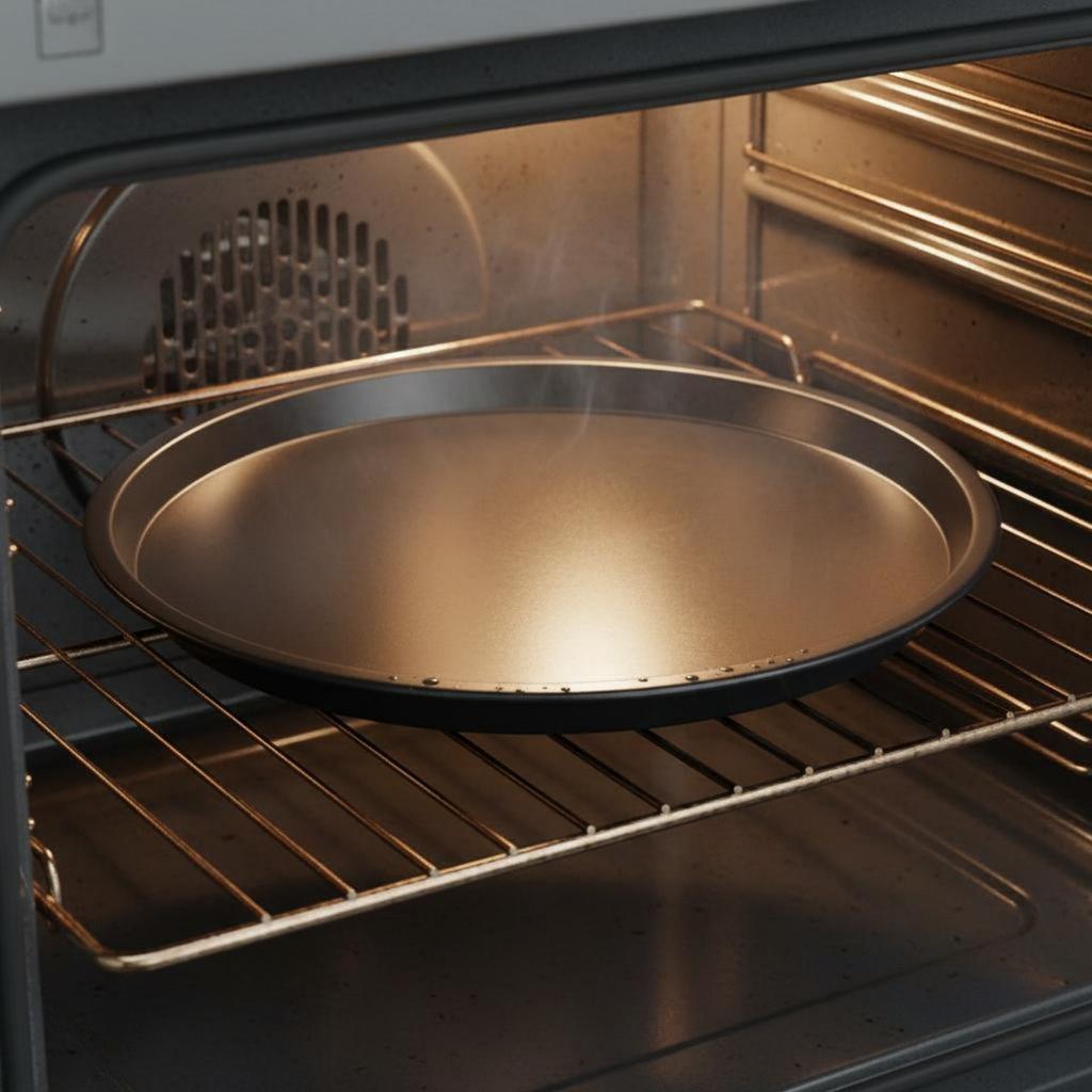 Round Non-Stick Pizza Pan Easy Release Non-Stick Pizza Baking Pan Round Baking Tray Heavy Duty Cooking Ware Food Grade