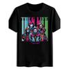 Men's Black Pop Culture Graphic T-Shirt - Thug Life & Tupac Retro Design with Thug Life Lettering & Iconic Outfit Characters - Casual Summer Tee