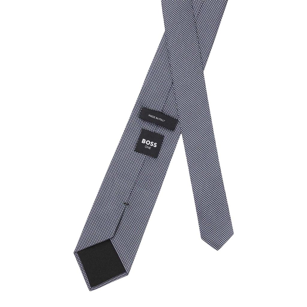 Boss Mens Geometric Pattern Silk Formal Tie