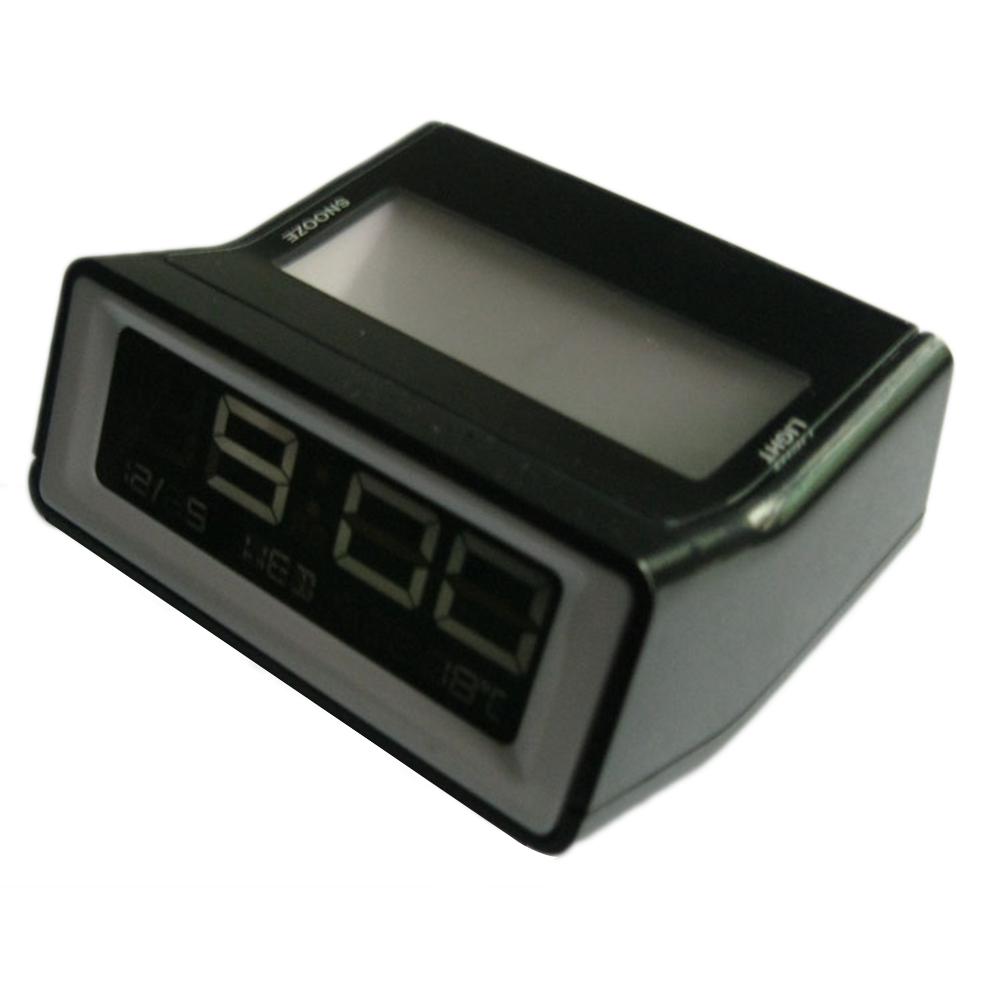Digital LCD Display Snooze Alarm Clock Calendar Thermometer with LED Backlight black#0 чёрный
