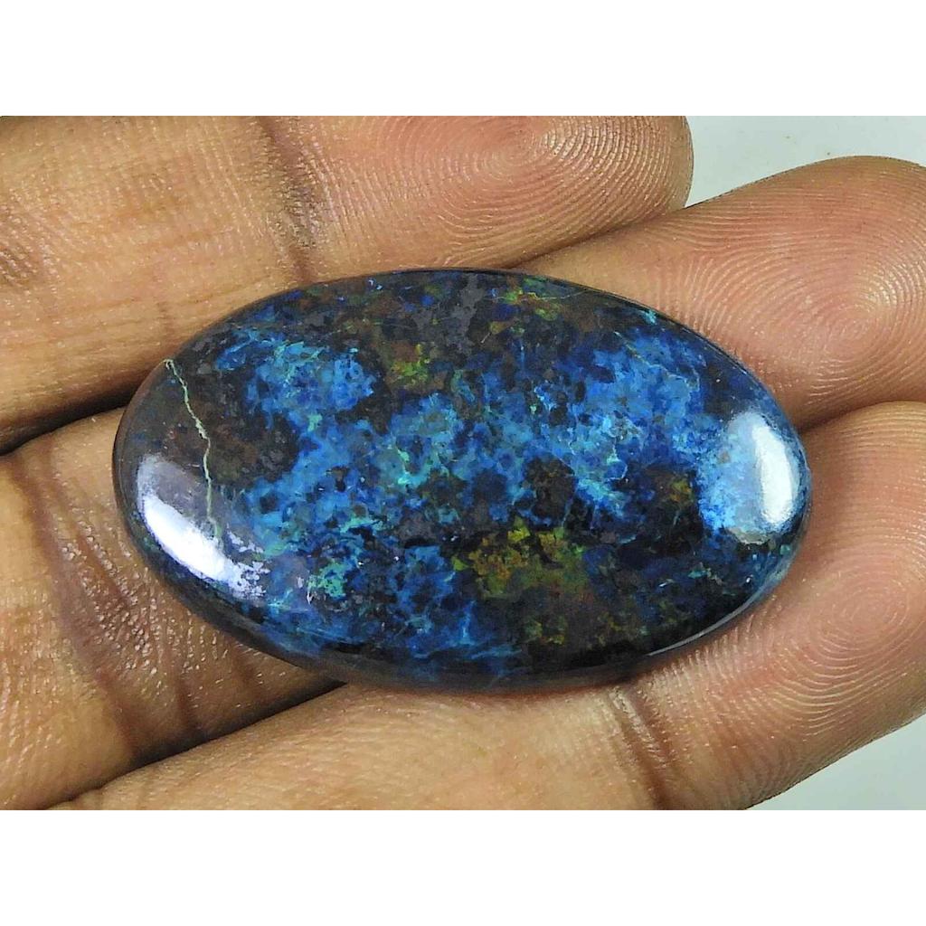 23X36X7MM Natural Shattuckite Oval Cabochon Loose Gemstone for Jewelry 50Cts SK-4480