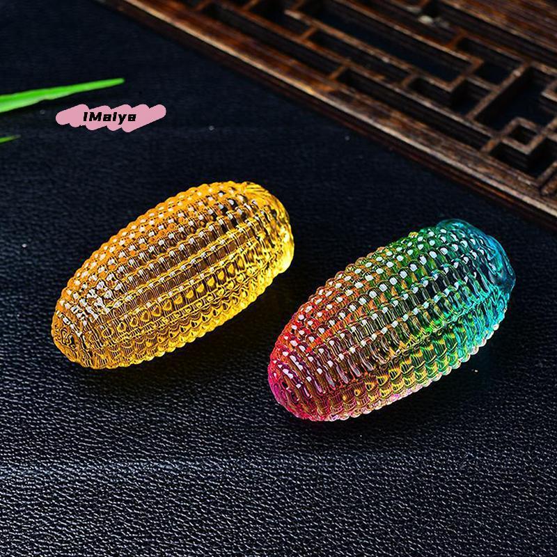 M-Crystal Corn Ornament Realistic Artificial Corn Simulation Vegetable Desktop Decoration Photography Prop Good Luck