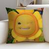 Adorable CCute NNailongS Cushion Cover Breathable and skinfriendly linen pillowcase square removable and washable cushion