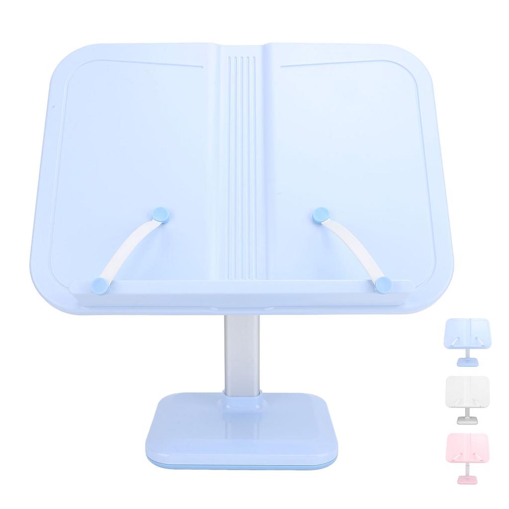 Adjustable Book Holder with Page Clips Multi Angle Adjustment Aluminum Children Reading Stand for La
