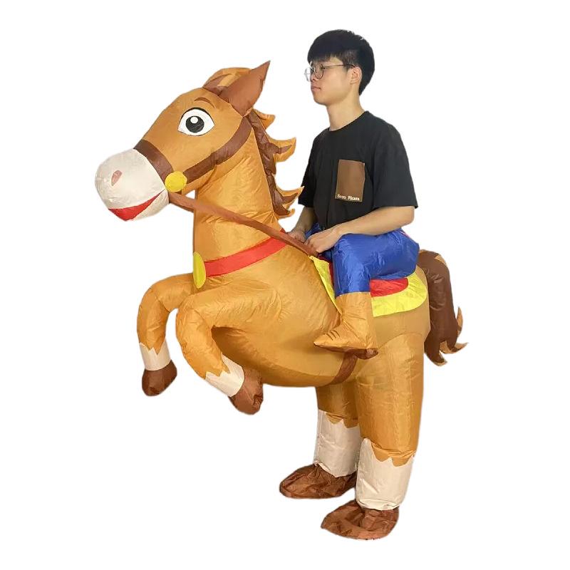 Adult Inflatable Horse Costume for Cosplay, Role Play, and Party Parades