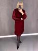 Cross2026 Autumn-Winter European & American Lace Patchwork Hot Drilling Round Neck Dress for Women