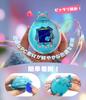NEWZEROL Tamagotchi Paradise Protective Case Egg Catch Full Surround PC Shock Absorption Scratch Prevention Loss Prevention Blue Strap Included