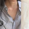 Women's Korean Geometric Cross Clavicle Chain Necklace - Versatile, Stylish, Simple