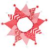 Nordic Star Cotton Triangle Flag Banner for Wedding or Kindergarten Decor