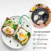 4 Grid Egg Holder, High-Temperature Resistant Silicone Egg Cooker for Home Kitchen  Ideal for Steaming Eggs for Family Breakfast