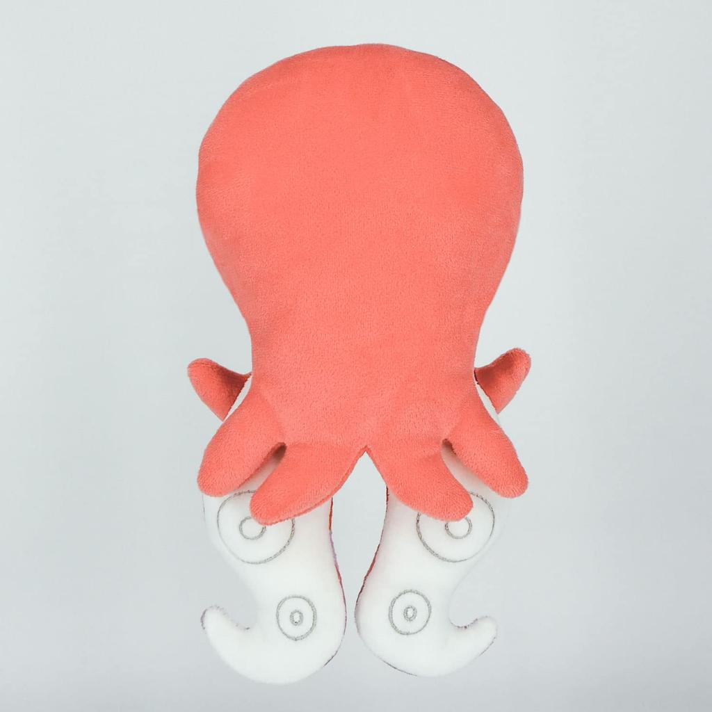 Sanei Boeki Splatoon 3 ALL STAR COLLECTION Octopus (S) Red Plush Toy, 10.5cm W x 6cm D x 22cm H, SP34