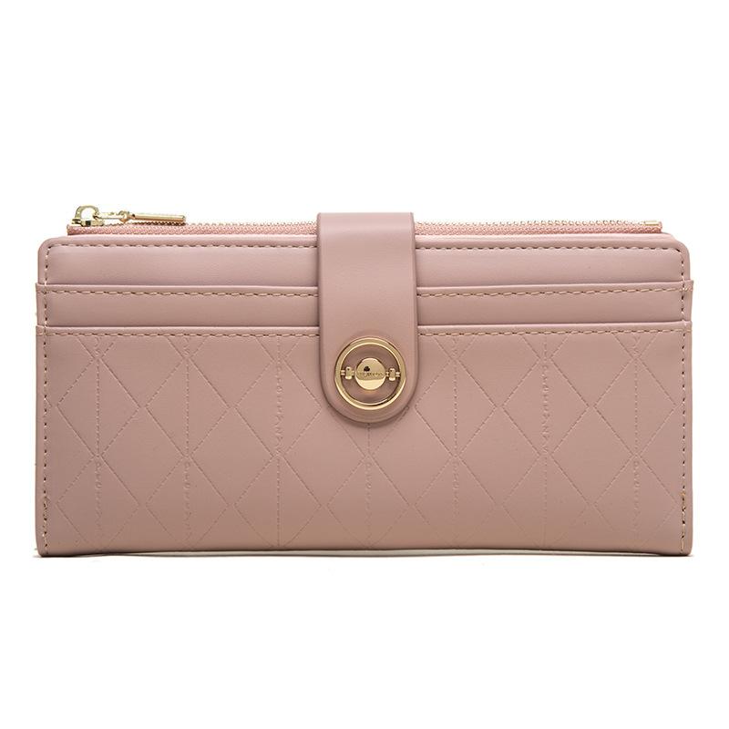 

Простой и универсальный женский складной кошелек с несколькими отделениями для карт. Женская ручная сумка.