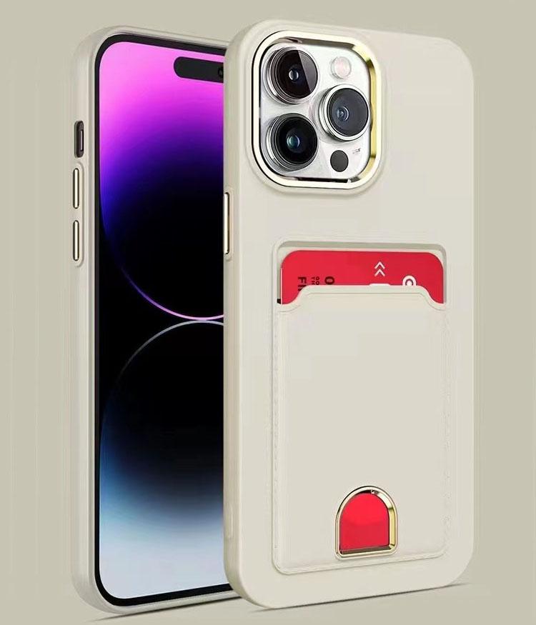 

Обновленный чехол с слотом для карт Slim Fit, мягкий противоударный чехол из ТПУ с милым карманом для держателя карт для iPhone 11 12 13 14 Pro Max Plus iPhone 14 Pro Max