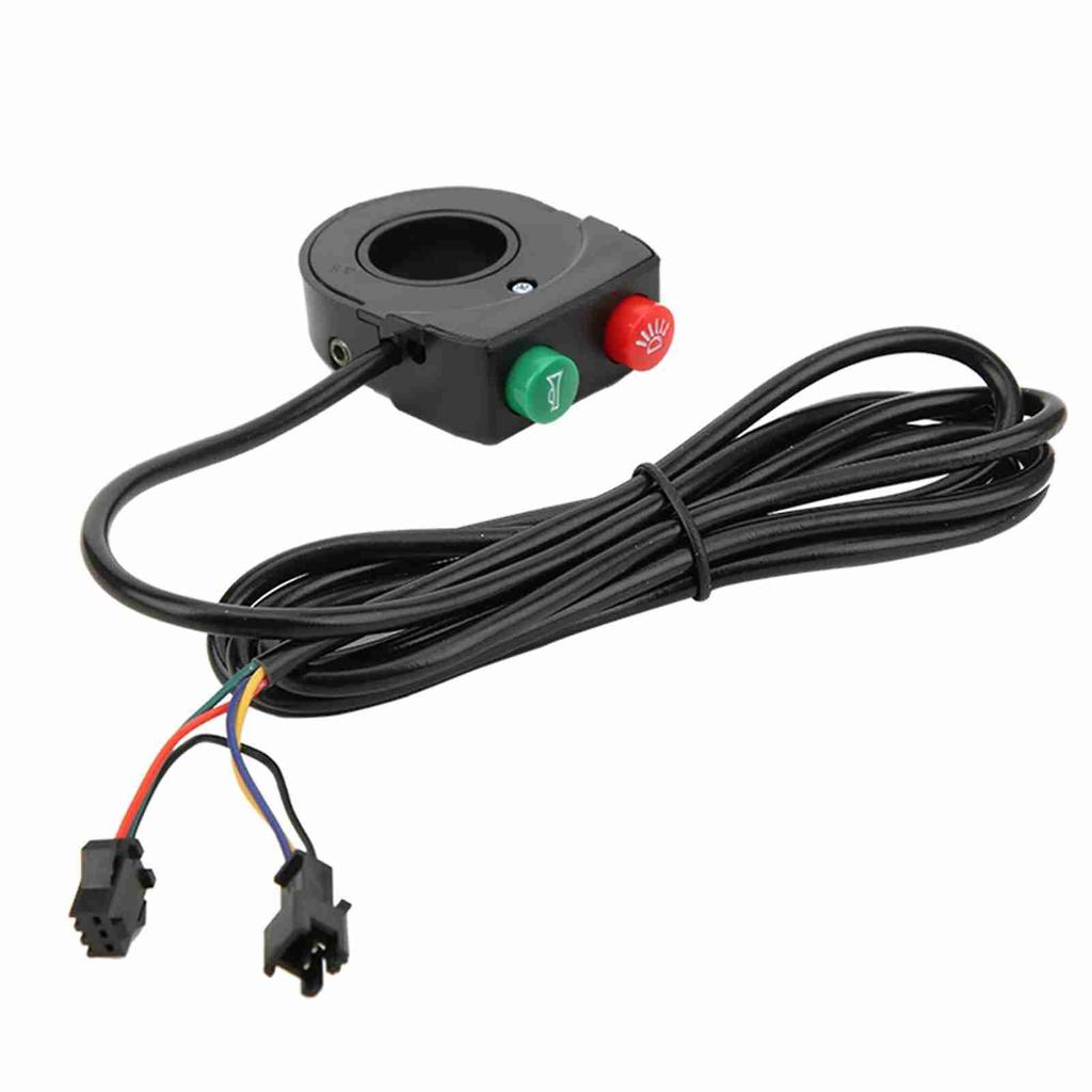 Horn Headlight Switch On 22.5mm Handlebar Replacement Part for Motorcycle Scooter Ebike