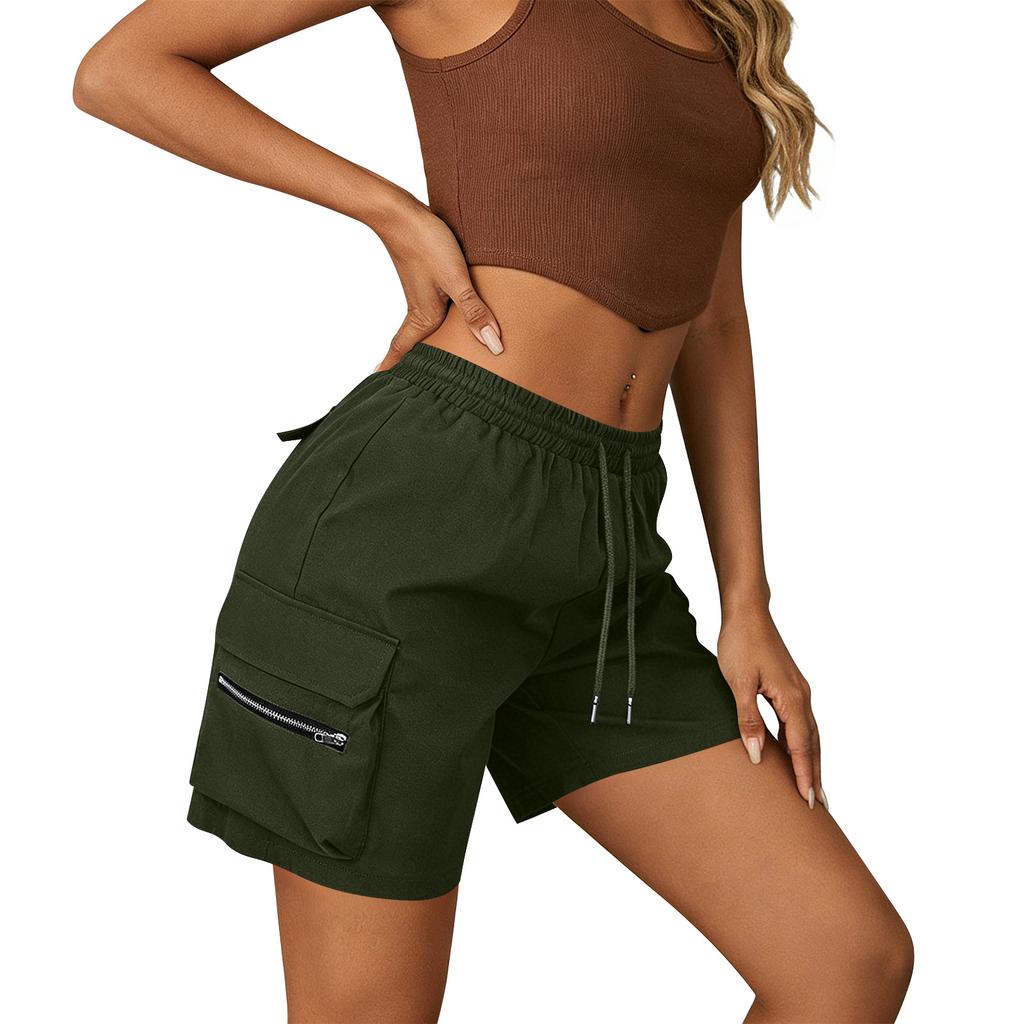 Damen Freizeit, Locker, -farbige Shorts