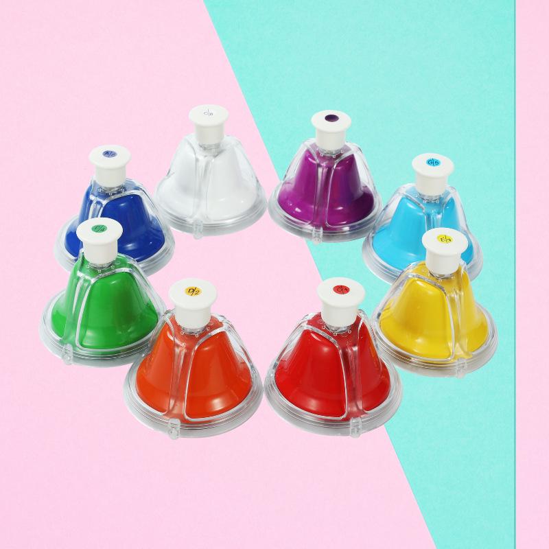 Eight-Tone Handbell Set for Children's Music Education and Kindergarten Percussion