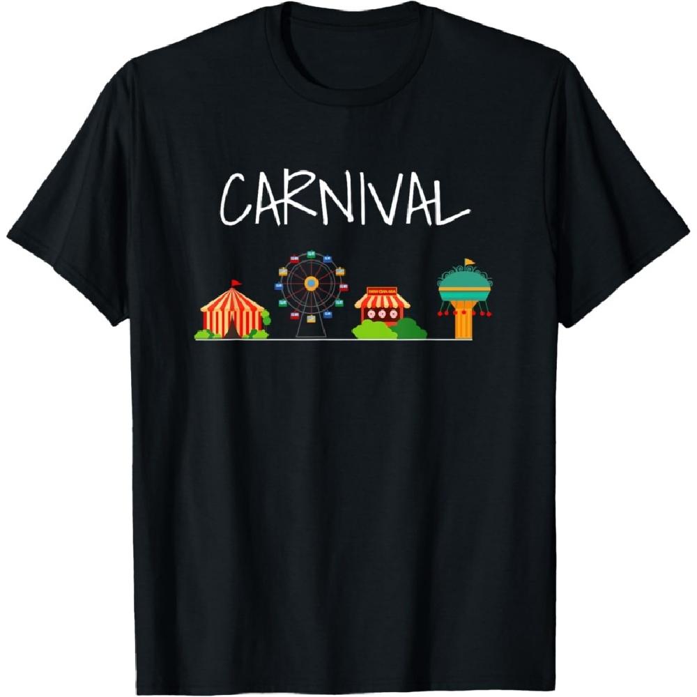 

Carnival Tents Fun Ferris Wheel T-Shirt XXXXXL чёрный
