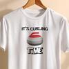 Shirt and Kids Tshirt Curling Lover Gift Funny, Gift For Curling Player, The Curler Tarot Card Shirt and Kids Tshirt, Patent Prints