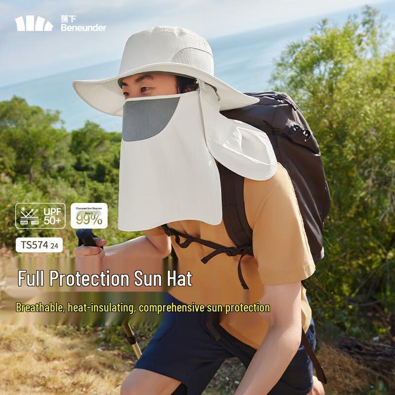 Beneunder Men s UV Protection Fishing Sun Hat 58-60