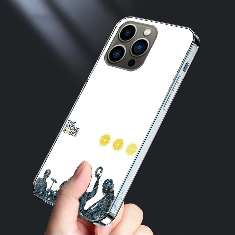 The Stone-R-Roses Phone Case For Iphone 16E 15 Pro 14 Plus 17E 16 17 Pro Max Air 11 12 13 Mini Shockproof Capa Cute Cover TPU