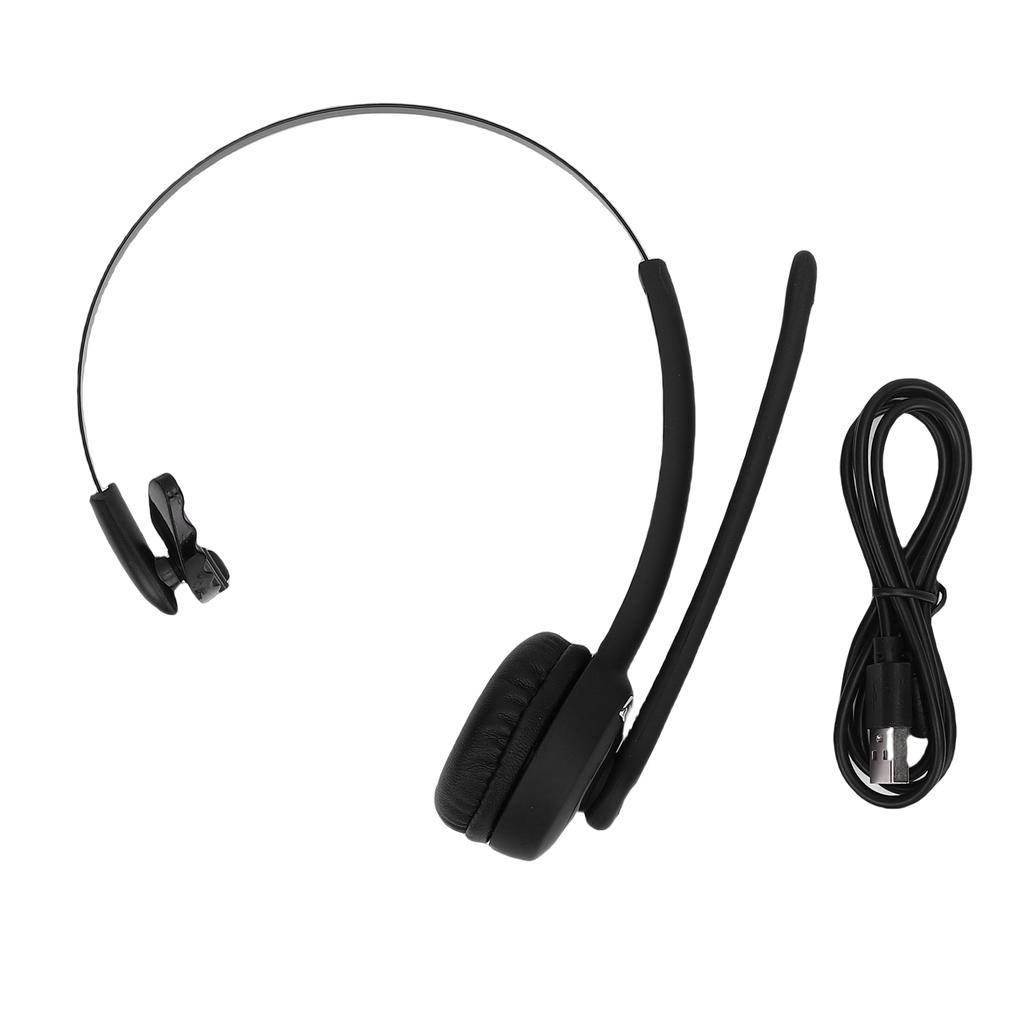 Trucker Bluetooth Headset with Mic Noise Canceling Wireless Headphones for Truck Driver Video Conference
