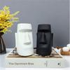 Resin Pen Holder with Glasses Holder Pen Cup Decorative Pen Holder Desk Pen Organizers Box for Office Desk Organization