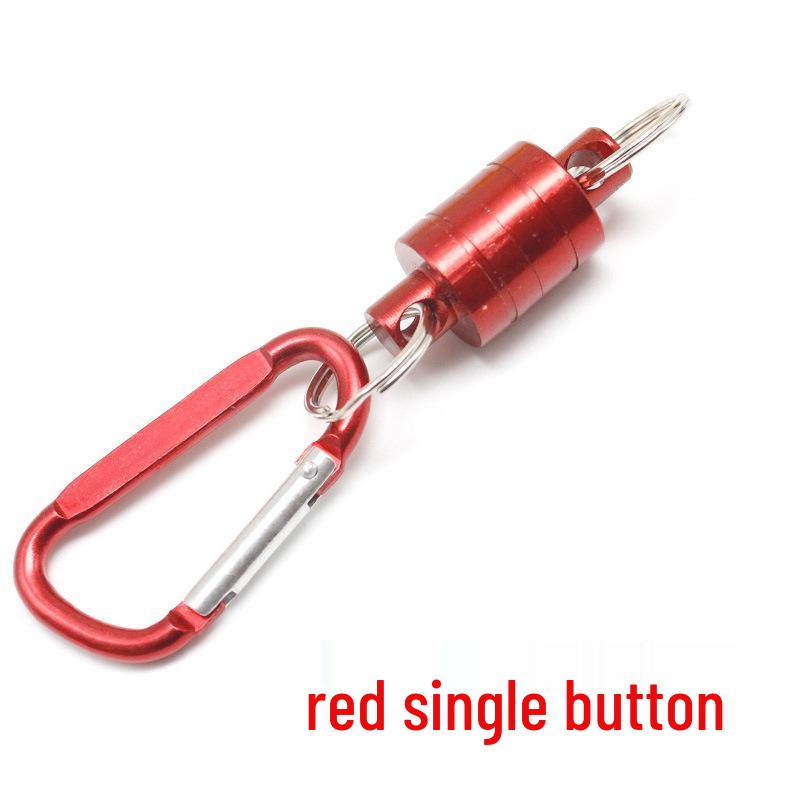 Strong Magnetic Climbing Buckle: Portable Anti-Lost Rope for Outdoor Fishing & Wireless Use