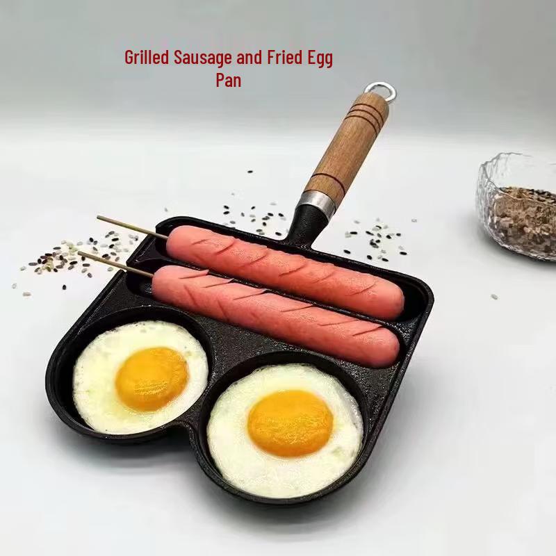 ZISIZ Multi-function Cast Iron Grill Pan