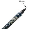 Maydahui Stylish Cherry Blossom Ballpoint Pen 12-Piece Set 0.5mm Black Ink Gel Cute Stationery Gift