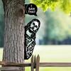 Peeking Jesus Metal Sign Garden Fence Decoration Sign I Saw