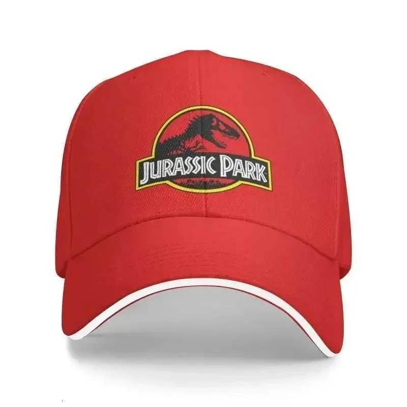 Jurassic Park Baseball Cap Unisex Adjustable Polyester Outdoor Streetwear Dad Hat One Size