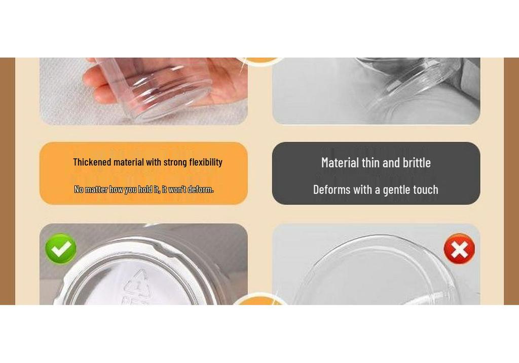 Disposable 98 Caliber Cold Drink Cup with Lid for Lemon Tea or Milk Tea