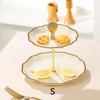 Double-Layer Skewer & Fruit Plate: Cake Stand and Pastry Tray for Afternoon Tea, Large & Small Sizes
