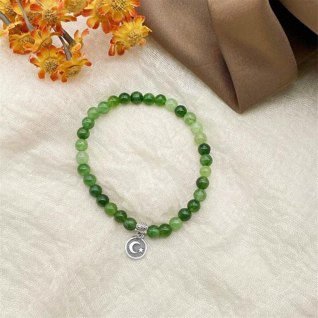 Islamic Prayer Beads Stretch Bracelet With 33 Glass Beads For Muslim Men Women Unisex Gift Elastic Islamic Mala