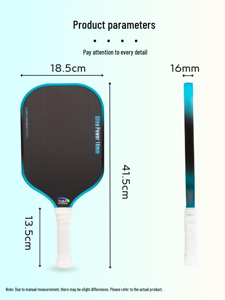 Pickleball Paddle Set - T700 Carbon Fiber with Matte Finish