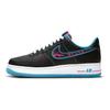 Nike Pánské tenisky Air Force 1 07 LV8 Miami Nights Černé Světle modrá-Fury Bílá DD9183-001