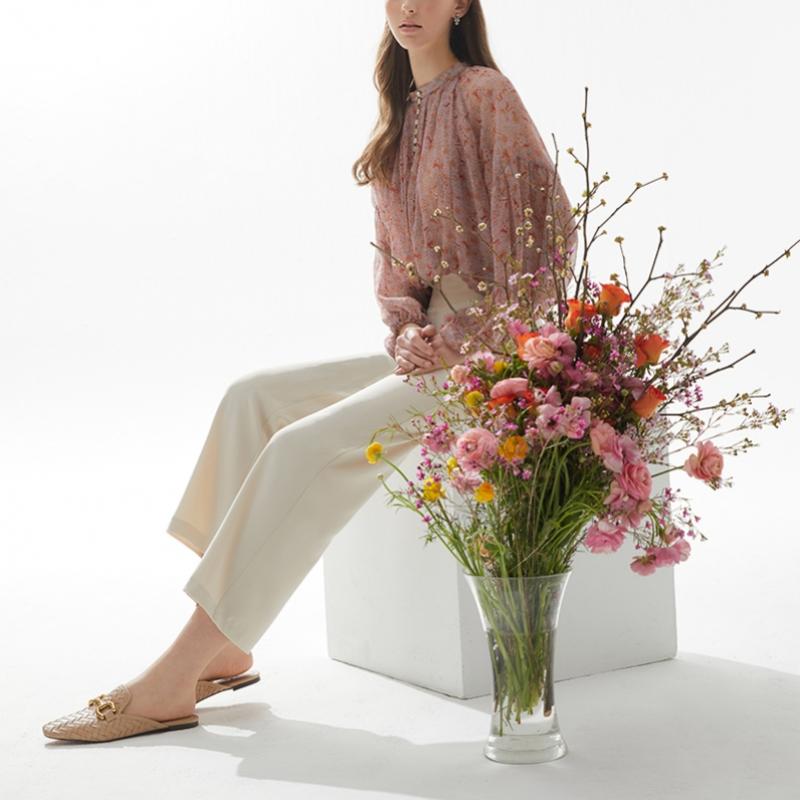 Baiyu Women Semi Wide Pants Siww