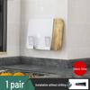 Wall-Mounted Stainless Steel Pot Lid & Cutting Board Holder - Punch-Free Kitchen Storage Rack